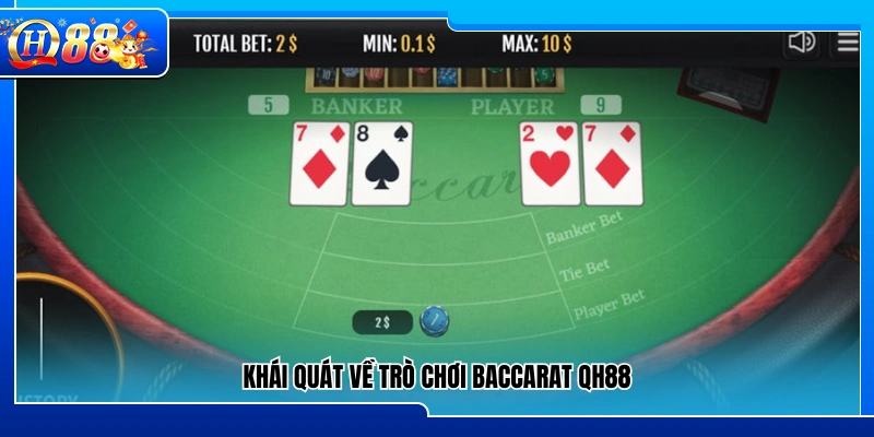 Giới thiệu chung trò chơi Baccarat QH88