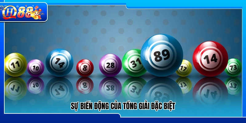 Biến động của tổng số giải Đặc biệt